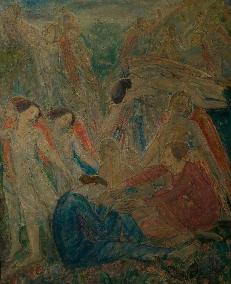 Ethel Walker - L'arrivo, Leicester Museum & Art Gallery
